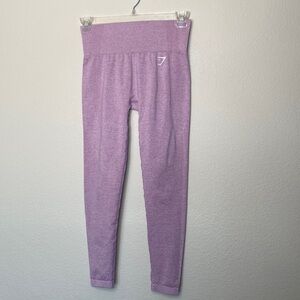 Gymshark vital seamless leggings heathered pink EUC see measurements